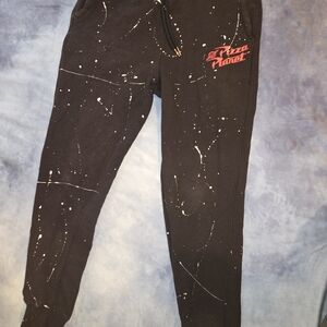 Mens Black  Pizza Planet Disney Joggers